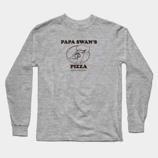 Papa Swan's Pizza Long Sleeve T-Shirt